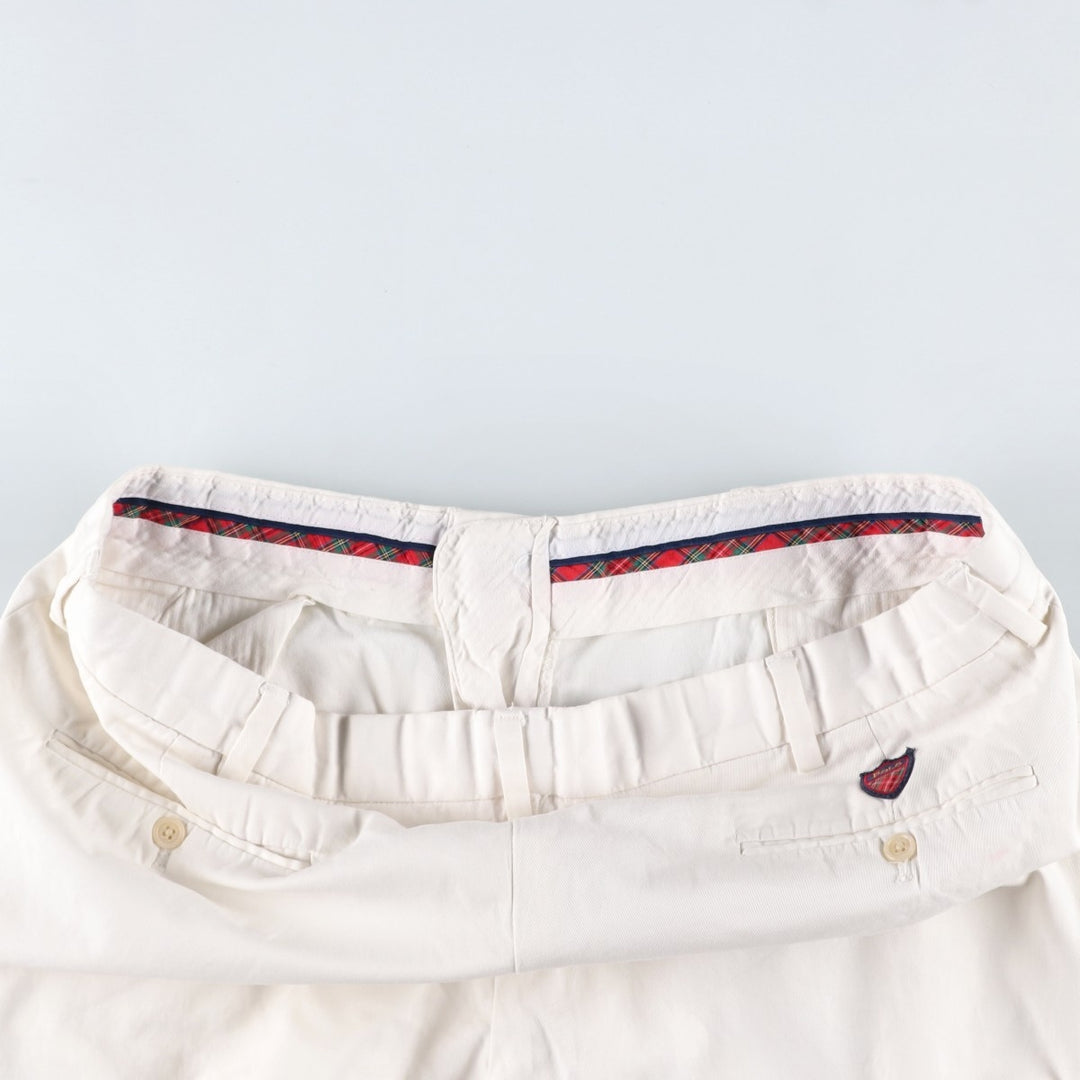 Ralph Lauren POLO GOLF Chino Pants, Men's Size W38 (approx.) cotton white type Vintage Second Hand