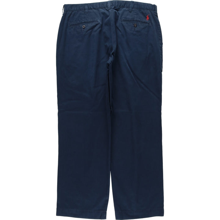 Ralph Lauren POLO by Ralph Lauren PRESTON PANT Chino pants for men, equivalent to w37 cotton navy blue type Vintage Second Hand