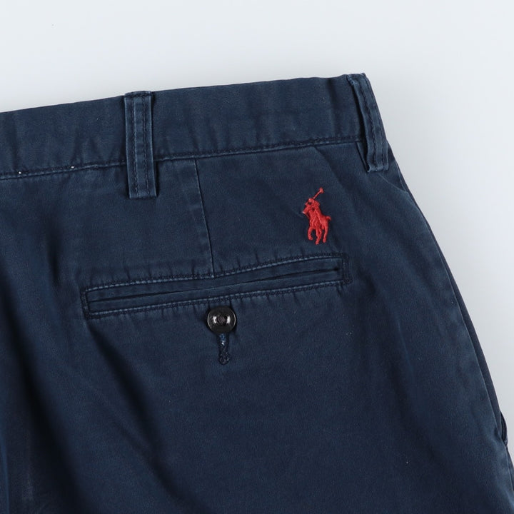Ralph Lauren POLO by Ralph Lauren PRESTON PANT Chino pants for men, equivalent to w37 cotton navy blue type Vintage Second Hand