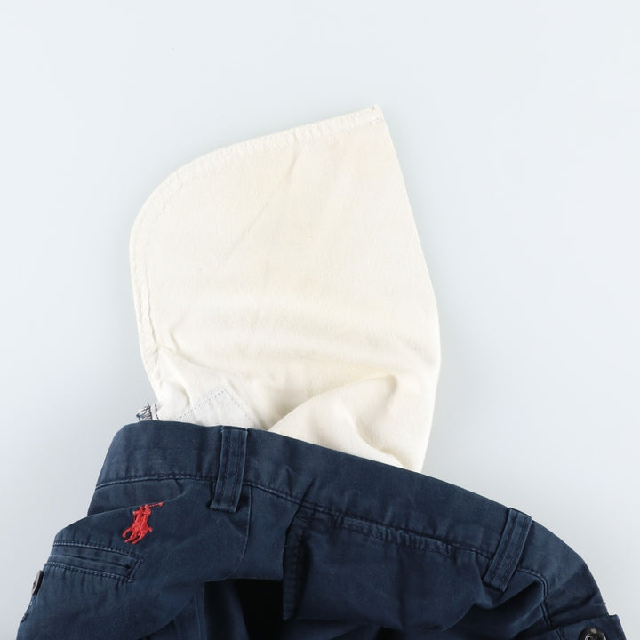 Ralph Lauren POLO by Ralph Lauren PRESTON PANT Chino pants for men, equivalent to w37 cotton navy blue type Vintage Second Hand