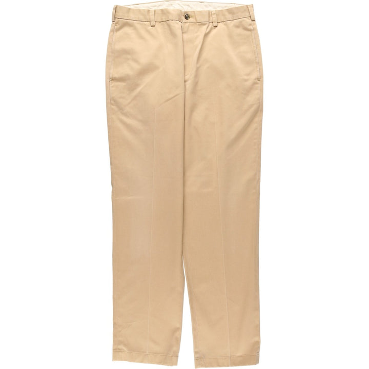Brooks Brothers ADVANTAGE CHINO CLARK Chino Pants, Men's W34 (approx.) cotton Beige type Vintage Second Hand