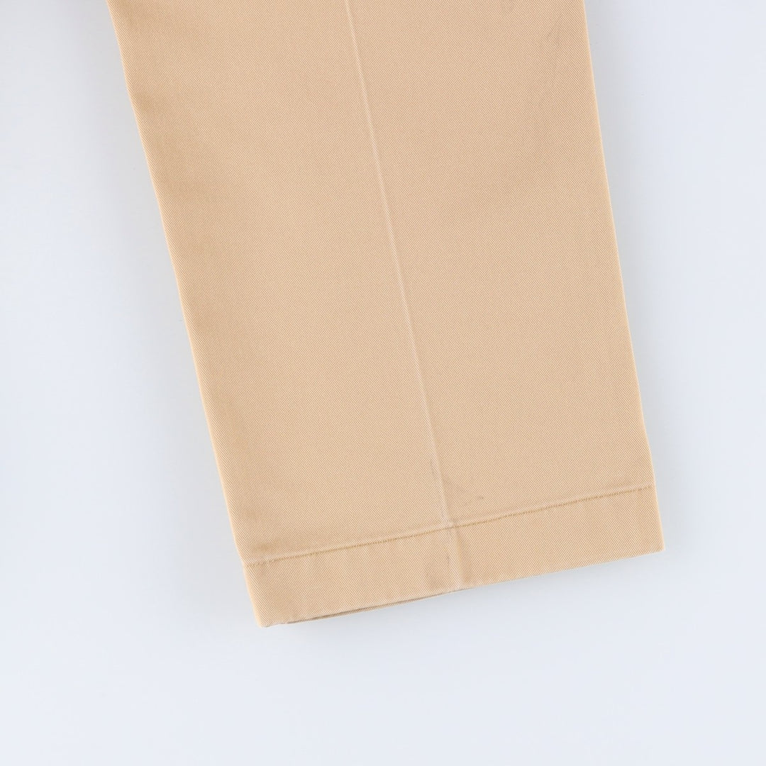 Brooks Brothers ADVANTAGE CHINO CLARK Chino Pants, Men's W34 (approx.) cotton Beige type Vintage Second Hand