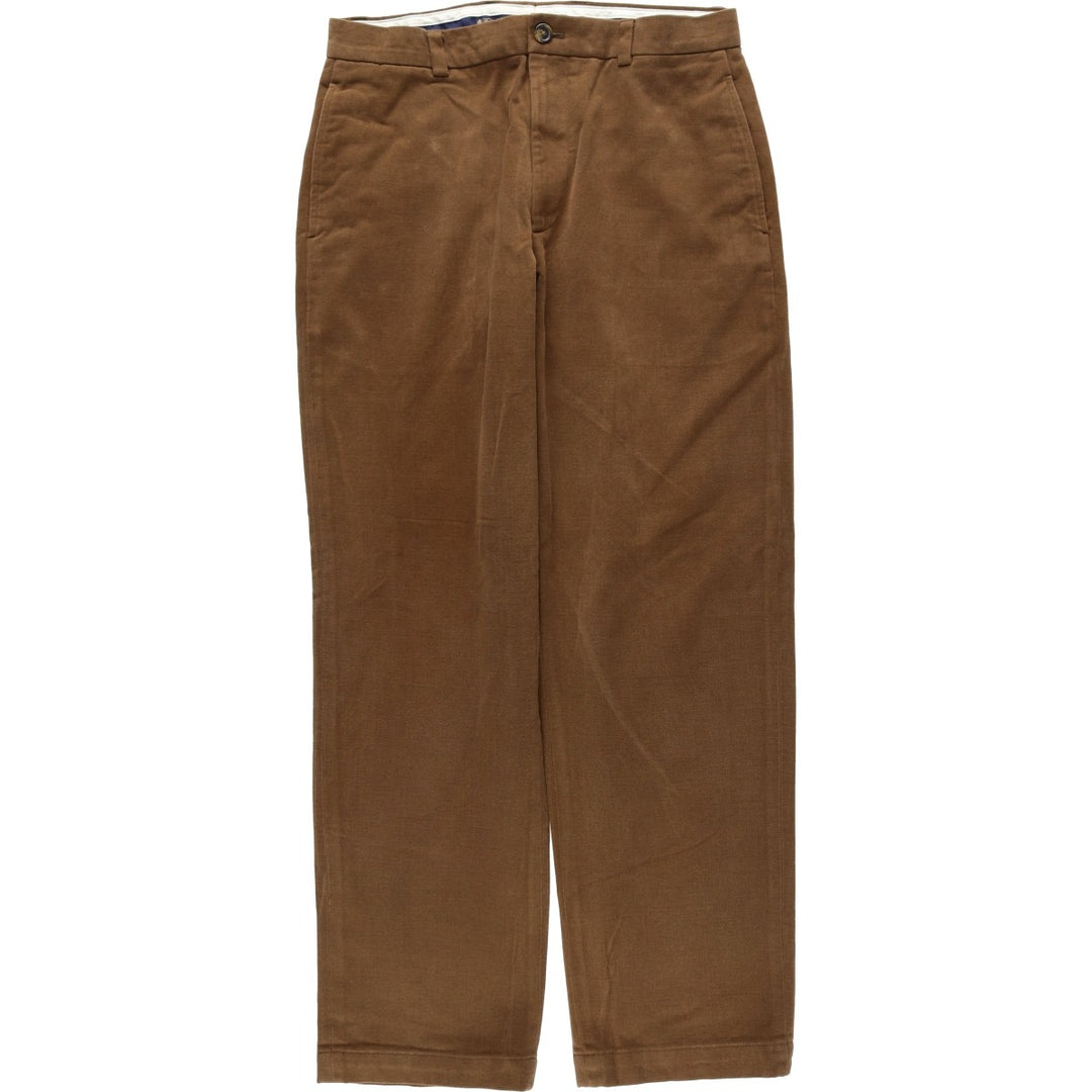 Brooks Brothers HUDSON Men's Size W33 (approx.) cotton brown type Vintage Second Hand
