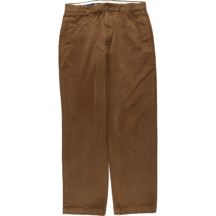 Brooks Brothers HUDSON Men's Size W33 (approx.) cotton brown type Vintage Second Hand