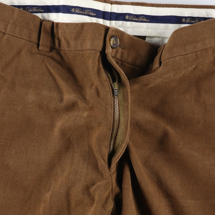 Brooks Brothers HUDSON Men's Size W33 (approx.) cotton brown type Vintage Second Hand