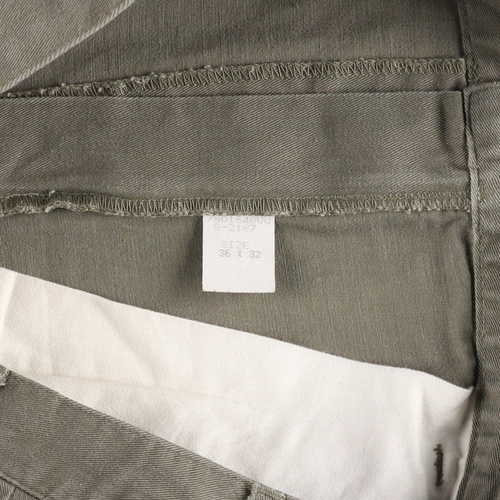 Ralph Lauren POLO by Ralph Lauren Two-pleat Chino Pants for Men, W35 cotton Khaki type Vintage Second Hand