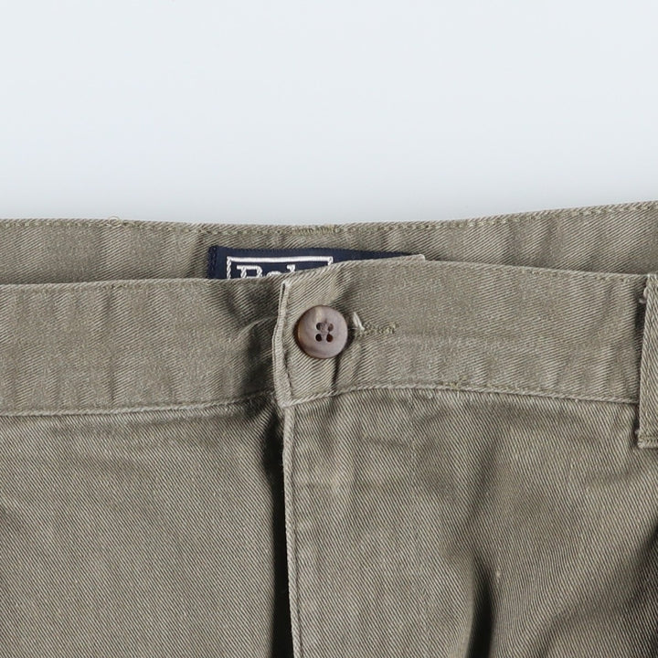 Ralph Lauren POLO by Ralph Lauren Two-pleat Chino Pants for Men, W35 cotton Khaki type Vintage Second Hand