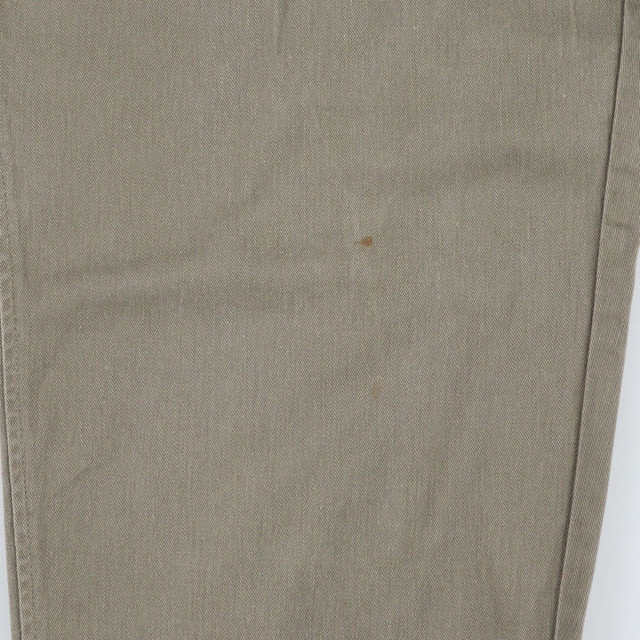 Ralph Lauren POLO by Ralph Lauren Two-pleat Chino Pants for Men, W35 cotton Khaki type Vintage Second Hand