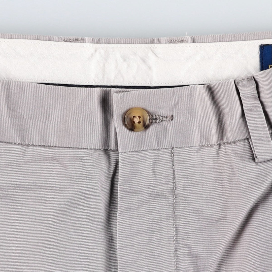 Ralph Lauren POLO RALPH LAUREN STRETCH CLASSIC FIT Chino Pants, Men's Size W34 (approx.) cotton gray type Vintage Second Hand