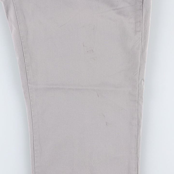 Ralph Lauren POLO RALPH LAUREN STRETCH CLASSIC FIT Chino Pants, Men's Size W34 (approx.) cotton gray type Vintage Second Hand