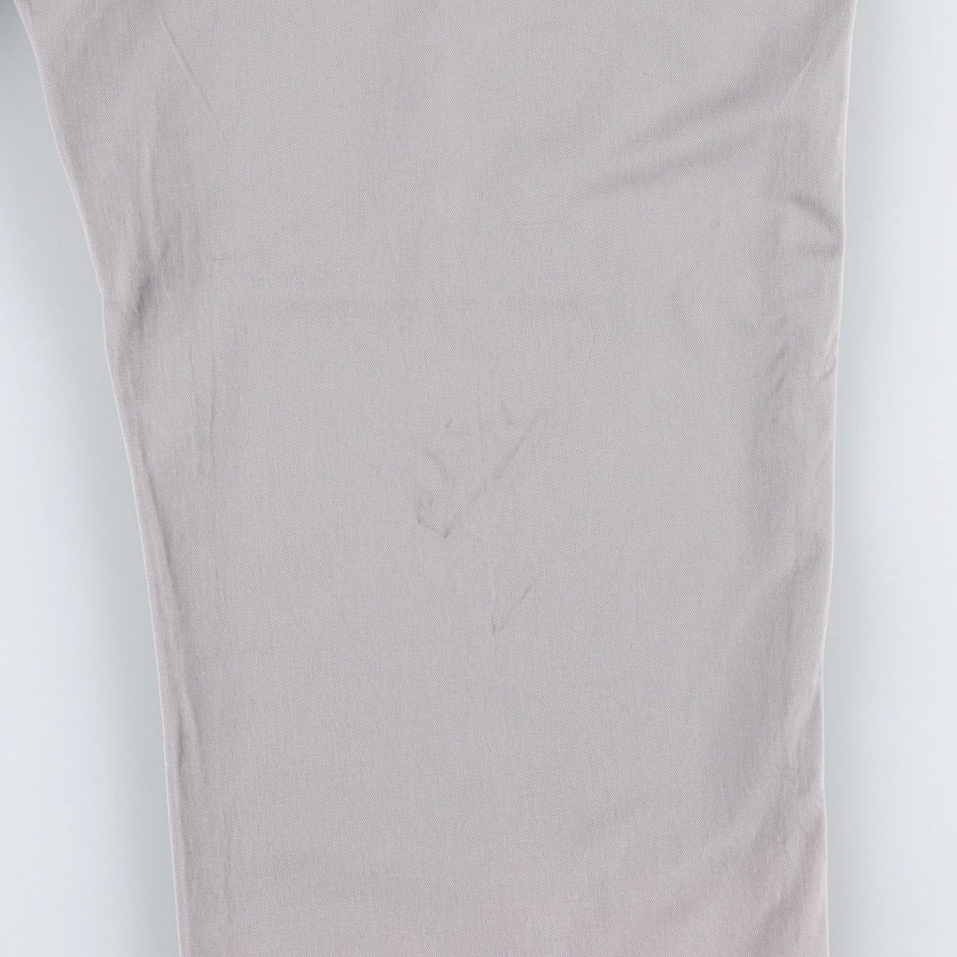 Ralph Lauren POLO RALPH LAUREN STRETCH CLASSIC FIT Chino Pants, Men's Size W34 (approx.) cotton gray type Vintage Second Hand