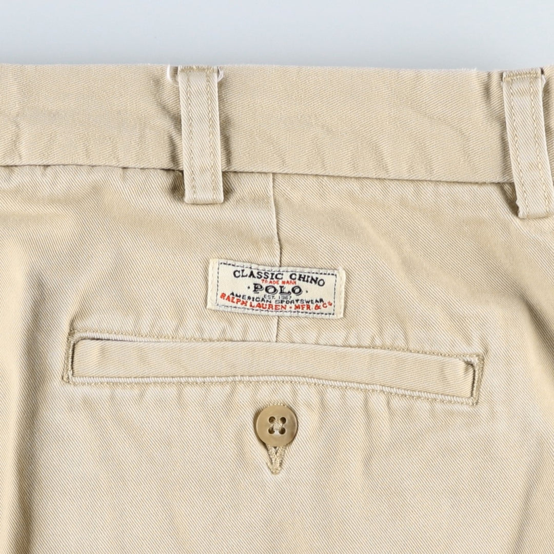 Ralph Lauren POLO by Ralph Lauren KEATING PANT Men's W35 equivalent cotton Beige type Vintage Second Hand