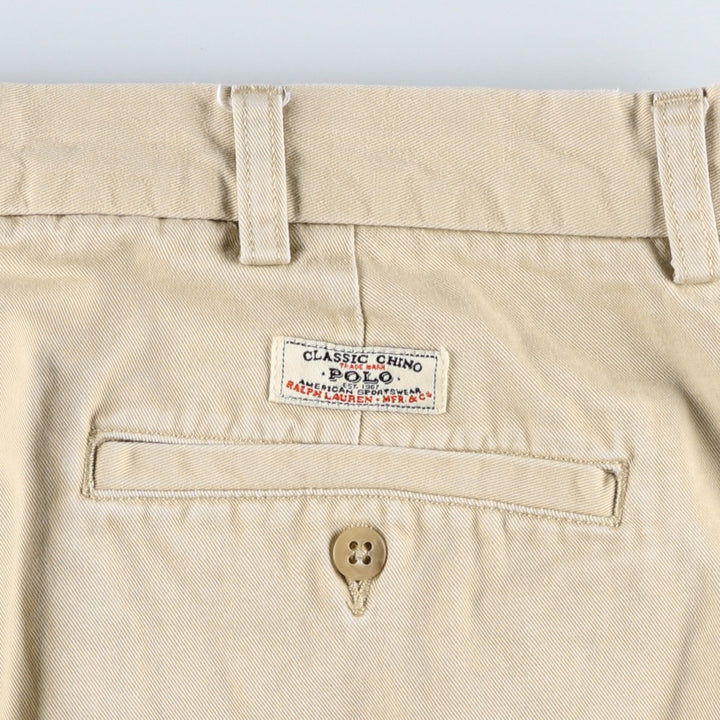 Ralph Lauren POLO by Ralph Lauren KEATING PANT Men's W35 equivalent cotton Beige type Vintage Second Hand