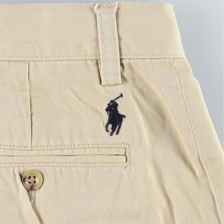 Ralph Lauren POLO by Ralph Lauren SUFFIELD PANT Chino pants for men, W33 equivalent cotton Beige type Vintage Second Hand