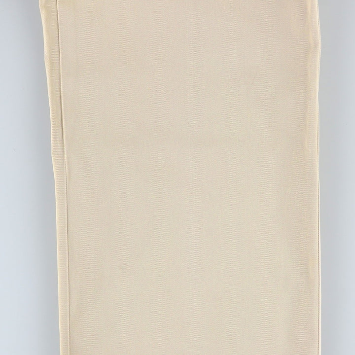 Ralph Lauren POLO by Ralph Lauren SUFFIELD PANT Chino pants for men, W33 equivalent cotton Beige type Vintage Second Hand