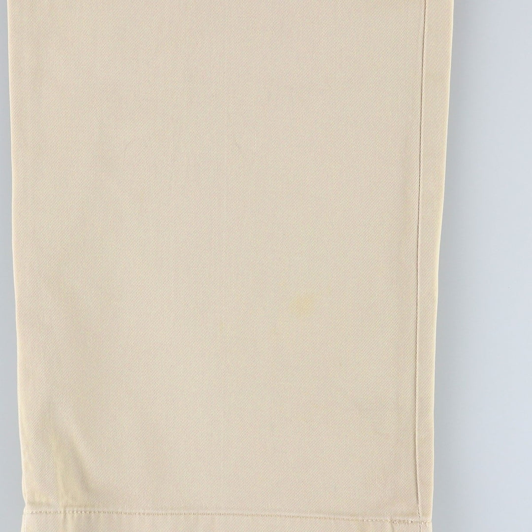 Ralph Lauren POLO by Ralph Lauren SUFFIELD PANT Chino pants for men, W33 equivalent cotton Beige type Vintage Second Hand