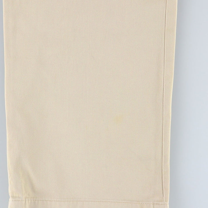 Ralph Lauren POLO by Ralph Lauren SUFFIELD PANT Chino pants for men, W33 equivalent cotton Beige type Vintage Second Hand