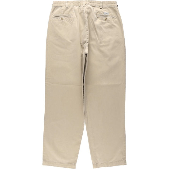Ralph Lauren Polo Ralph Lauren Two-pleat Chino Pants for Men, W34 equivalent cotton Beige type Vintage Second Hand