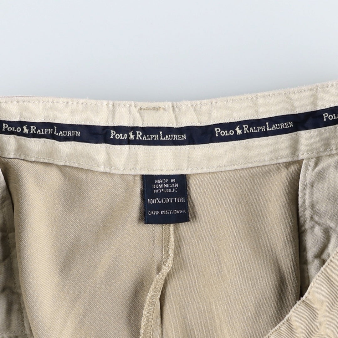 Ralph Lauren Polo Ralph Lauren Two-pleat Chino Pants for Men, W34 equivalent cotton Beige type Vintage Second Hand