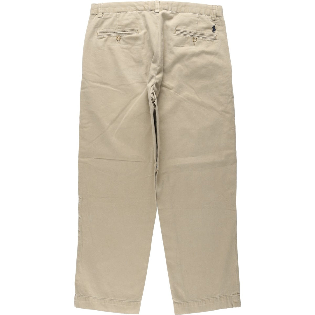 Ralph Lauren POLO by Ralph Lauren PRESTON PANT Chino pants for men, equivalent to w34 cotton Beige type Vintage Second Hand