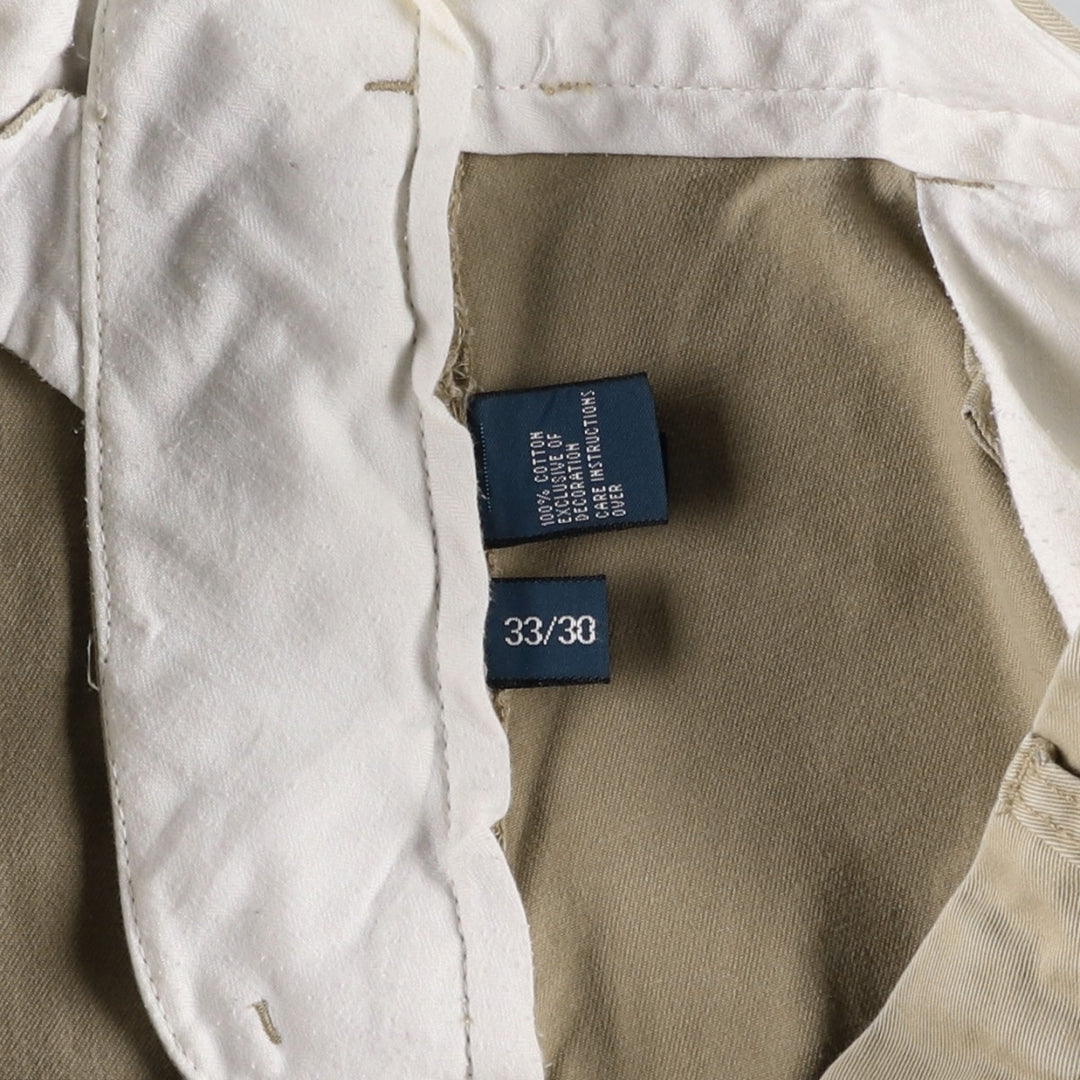 Ralph Lauren POLO by Ralph Lauren PRESTON PANT Chino pants for men, equivalent to w34 cotton Beige type Vintage Second Hand