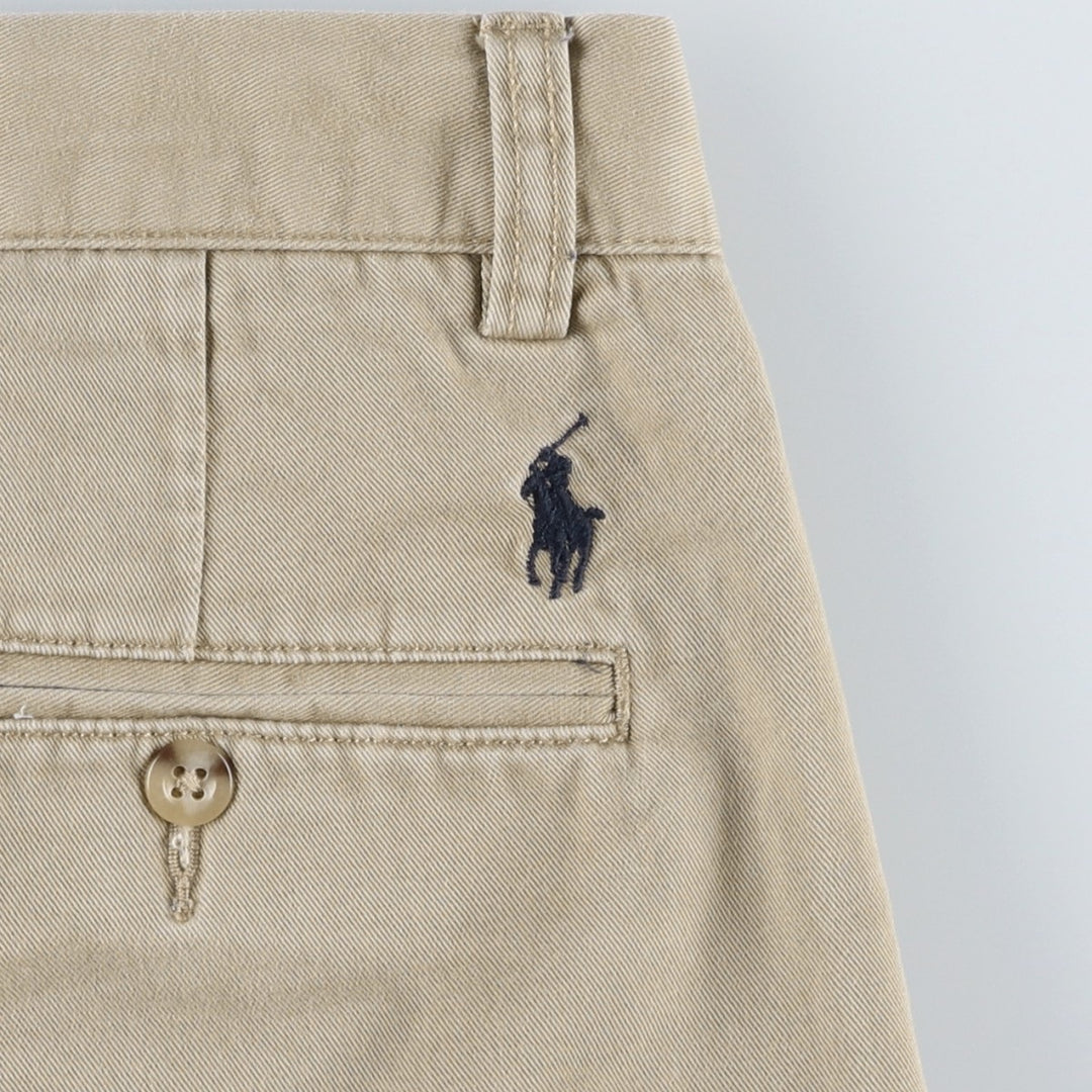 Ralph Lauren POLO by Ralph Lauren PRESTON PANT Chino pants for men, equivalent to w34 cotton Beige type Vintage Second Hand