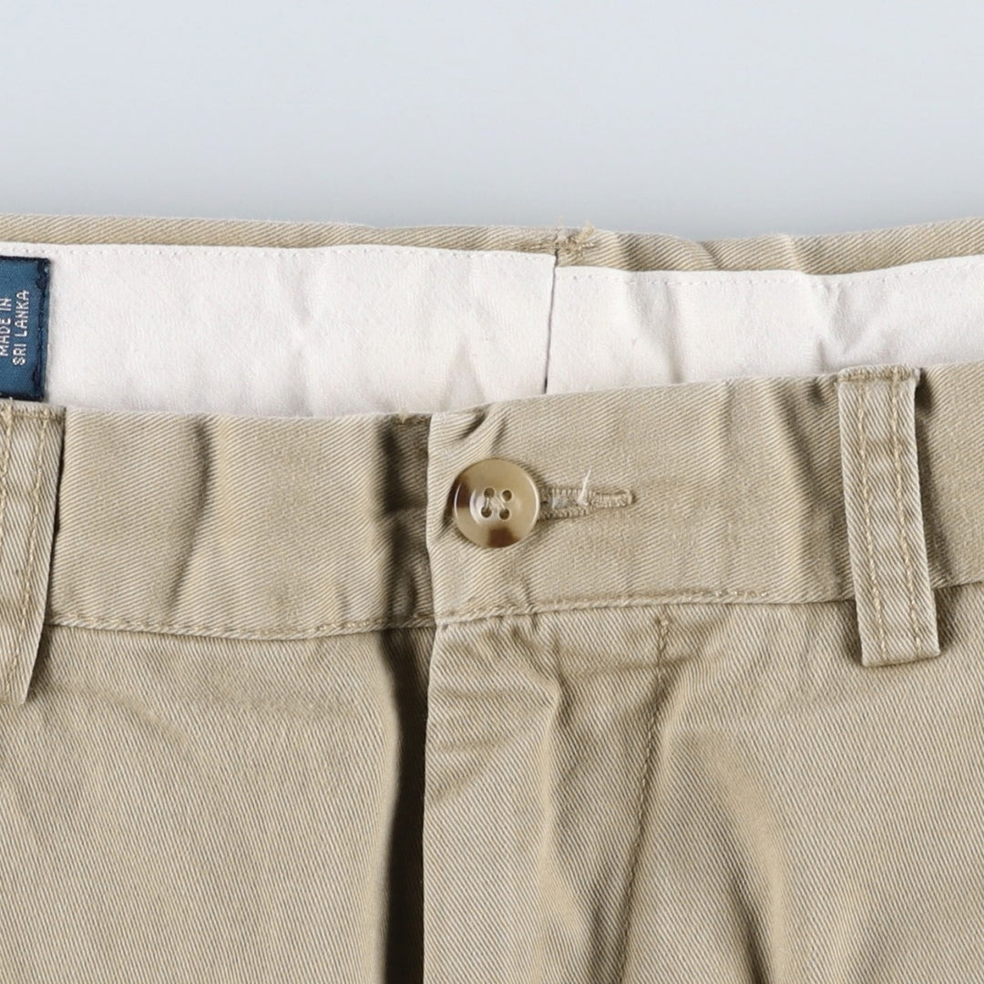 Ralph Lauren POLO by Ralph Lauren PRESTON PANT Chino pants for men, equivalent to w34 cotton Beige type Vintage Second Hand