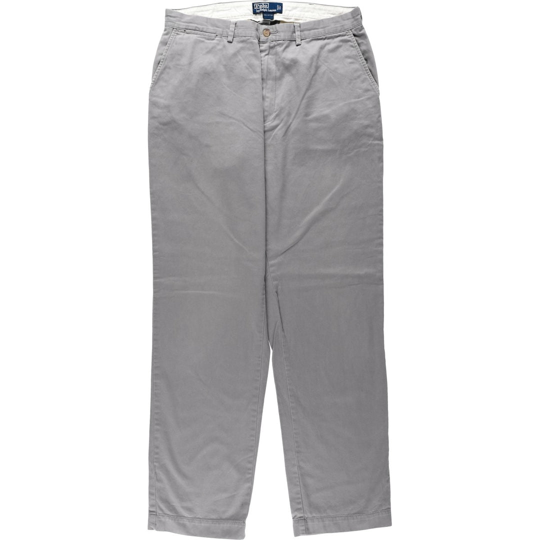 Ralph Lauren POLO by Ralph Lauren Chino Pants Men's W34 equivalent cotton gray type Vintage Second Hand