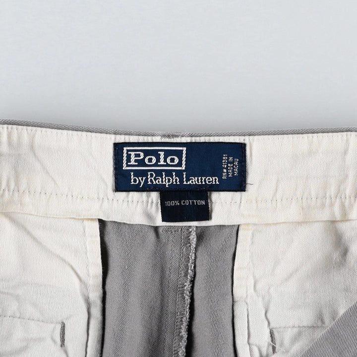 Ralph Lauren POLO by Ralph Lauren Chino Pants Men's W34 equivalent cotton gray type Vintage Second Hand