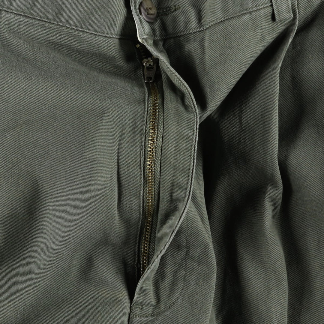 Ralph Lauren POLO RALPH LAUREN HAMMOND PANT, two-pleat chino pants, men's size W36 cotton Khaki type Vintage Second Hand