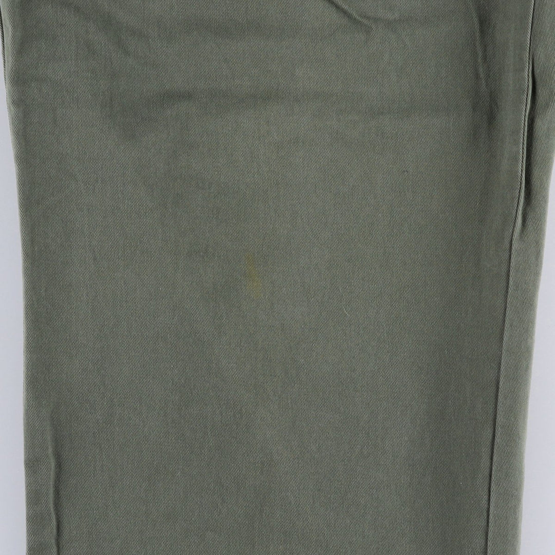 Ralph Lauren POLO RALPH LAUREN HAMMOND PANT, two-pleat chino pants, men's size W36 cotton Khaki type Vintage Second Hand
