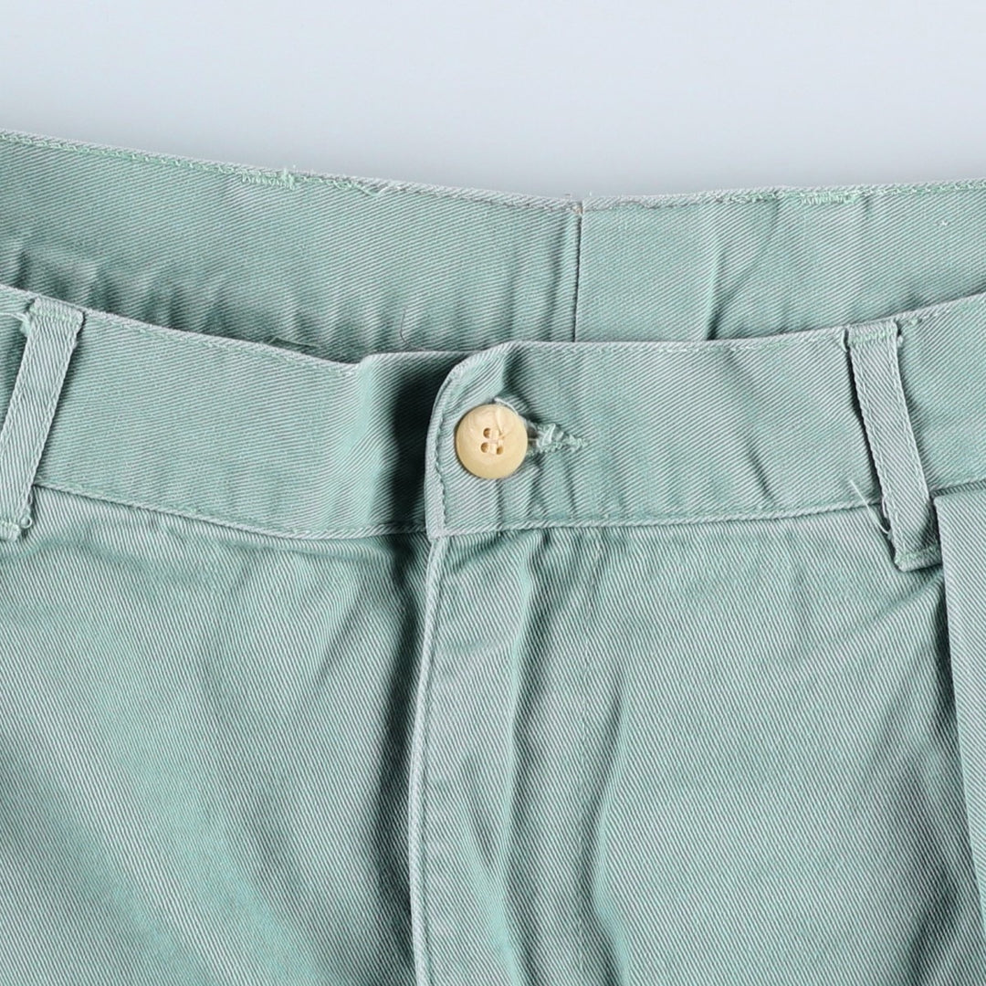 Ralph Lauren two-pleat chino pants, men's size W32 (approx.) unclear Mint green Vintage Second Hand