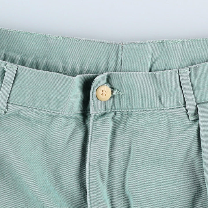 Ralph Lauren two-pleat chino pants, men's size W32 (approx.) unclear Mint green Vintage Second Hand