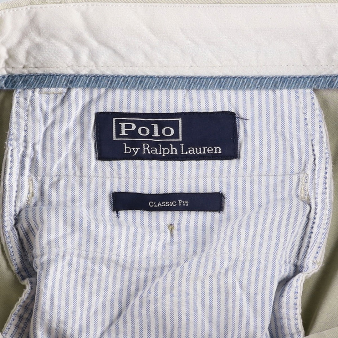 Ralph Lauren POLO by Ralph Lauren CLASSIC FIT Chino Pants for Men, W32 equivalent cotton Beige type Vintage Second Hand