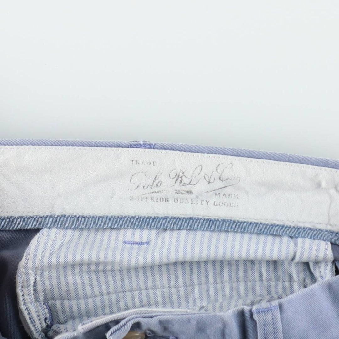 Ralph Lauren POLO by Ralph Lauren CLASSIC FIT Chino Pants, Men's W37 (approx.) cotton blue type Vintage Second Hand
