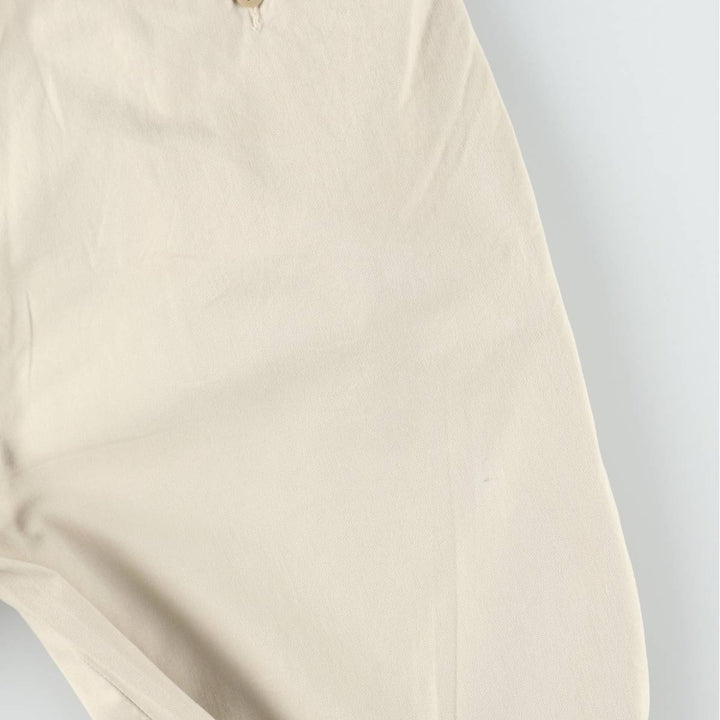 Ralph Lauren POLO by Ralph Lauren HAMMOND PANT, two-pleat chino pants, men's, w34 equivalent cotton Beige type Vintage Second Hand