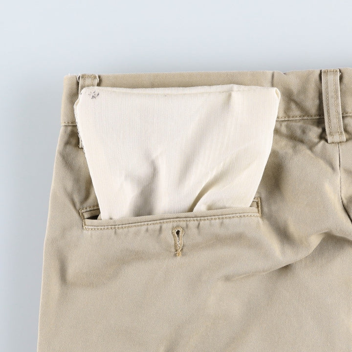 Ralph Lauren POLO by Ralph Lauren PRESTON PANT Chino pants for men, equivalent to W31 cotton Beige type Vintage Second Hand