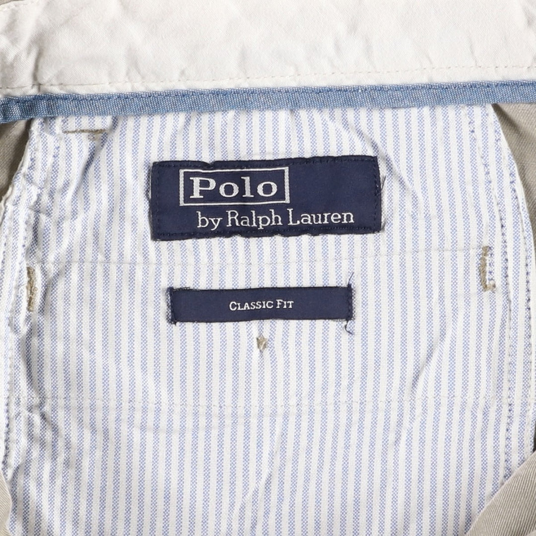 Ralph Lauren POLO RALPH LAUREN CLASSIC FIT Chino Pants Men's W34 equivalent cotton Beige type Vintage Second Hand
