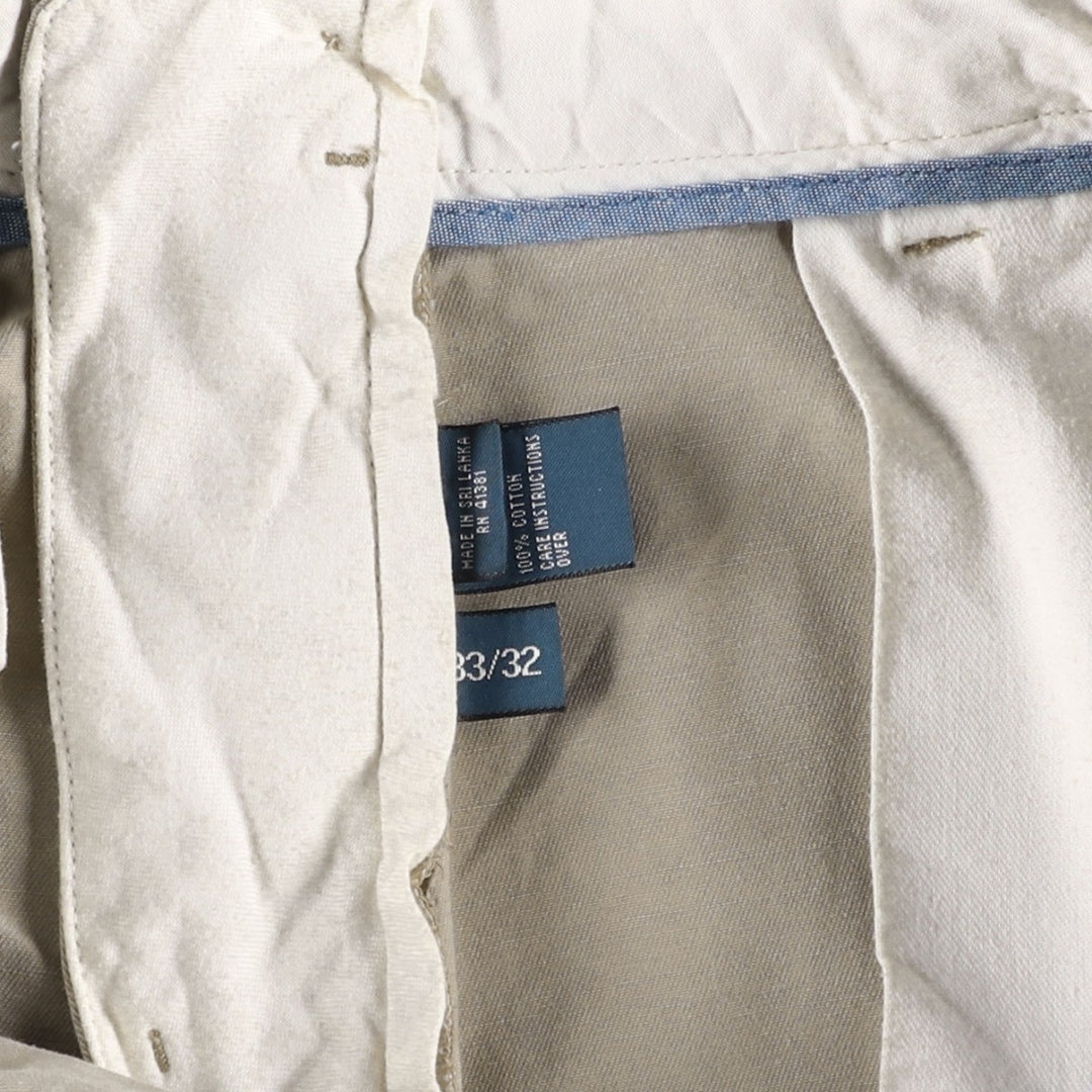 Ralph Lauren POLO RALPH LAUREN CLASSIC FIT Chino Pants Men's W34 equivalent cotton Beige type Vintage Second Hand