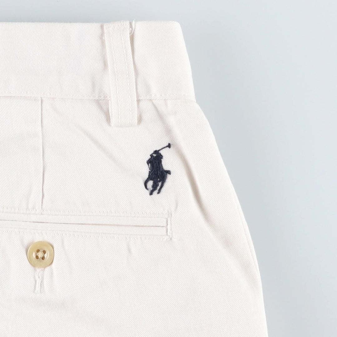 Ralph Lauren POLO by Ralph Lauren SUFFIELD PANT Chino pants for men, equivalent to W32 cotton white type Vintage Second Hand