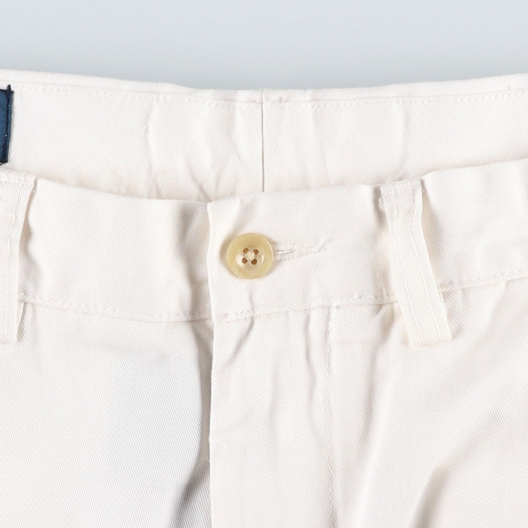Ralph Lauren POLO by Ralph Lauren SUFFIELD PANT Chino pants for men, equivalent to W32 cotton white type Vintage Second Hand