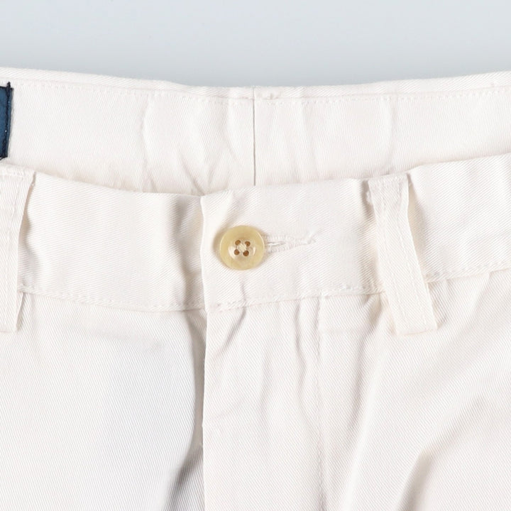 Ralph Lauren POLO by Ralph Lauren SUFFIELD PANT Chino pants for men, equivalent to W32 cotton white type Vintage Second Hand