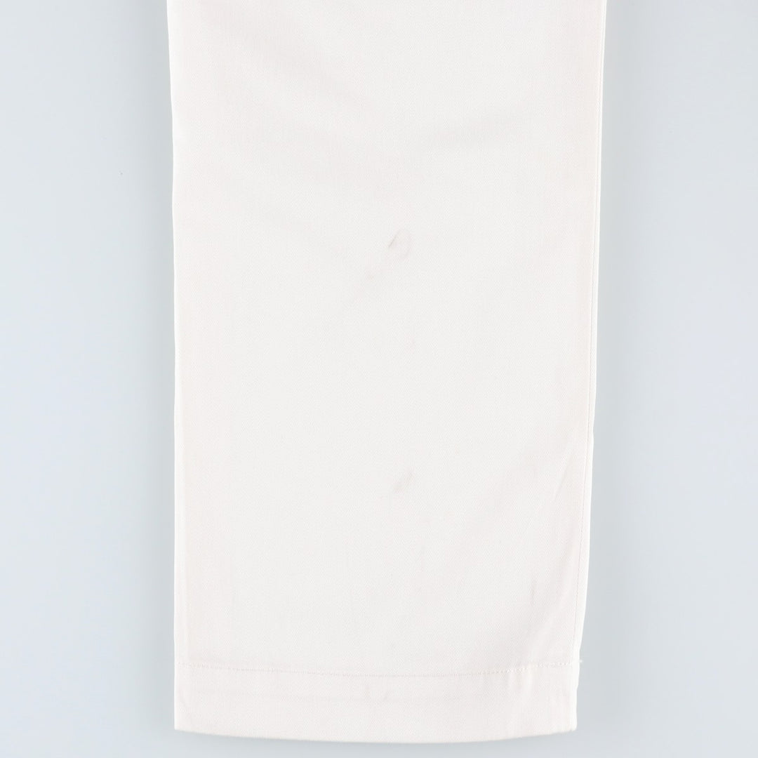 Ralph Lauren POLO by Ralph Lauren SUFFIELD PANT Chino pants for men, equivalent to W32 cotton white type Vintage Second Hand