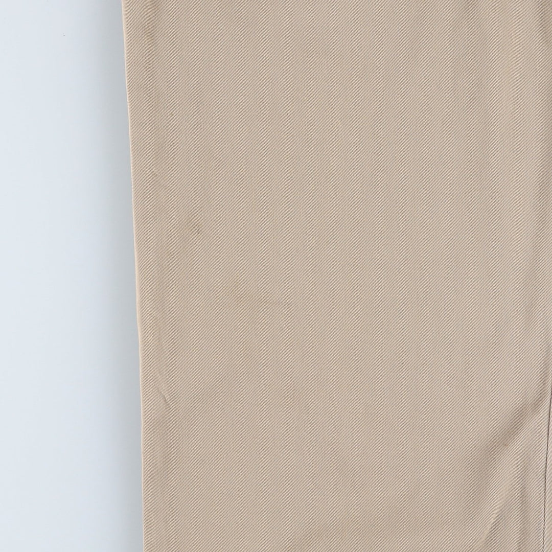 Ralph Lauren POLO by Ralph Lauren ANDREW PANT, two-pleat chino pants, men's, W32 equivalent cotton Beige type Vintage Second Hand