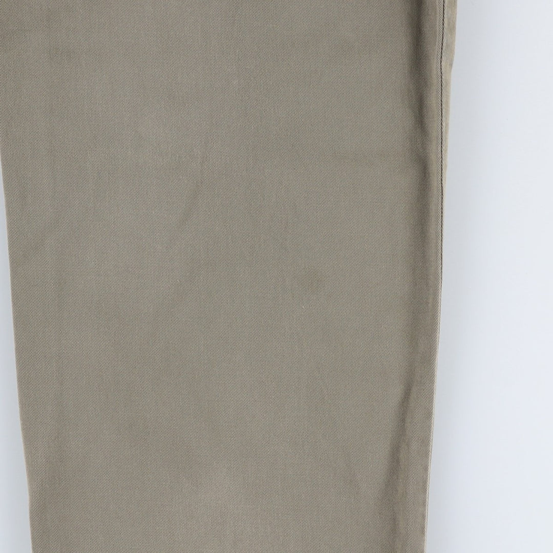 Ralph Lauren POLO by Ralph Lauren ANDREW PANT Two-pleat chino pants for men, equivalent to W33 cotton Khaki type Vintage Second Hand