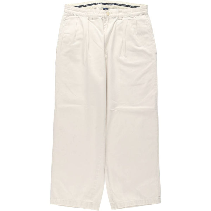 Ralph Lauren Polo Ralph Lauren ANDREW PANT Two-pleat Chino Pants Men's W31 (approx.) cotton Beige type Vintage Second Hand