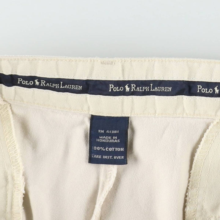 Ralph Lauren Polo Ralph Lauren ANDREW PANT Two-pleat Chino Pants Men's W31 (approx.) cotton Beige type Vintage Second Hand