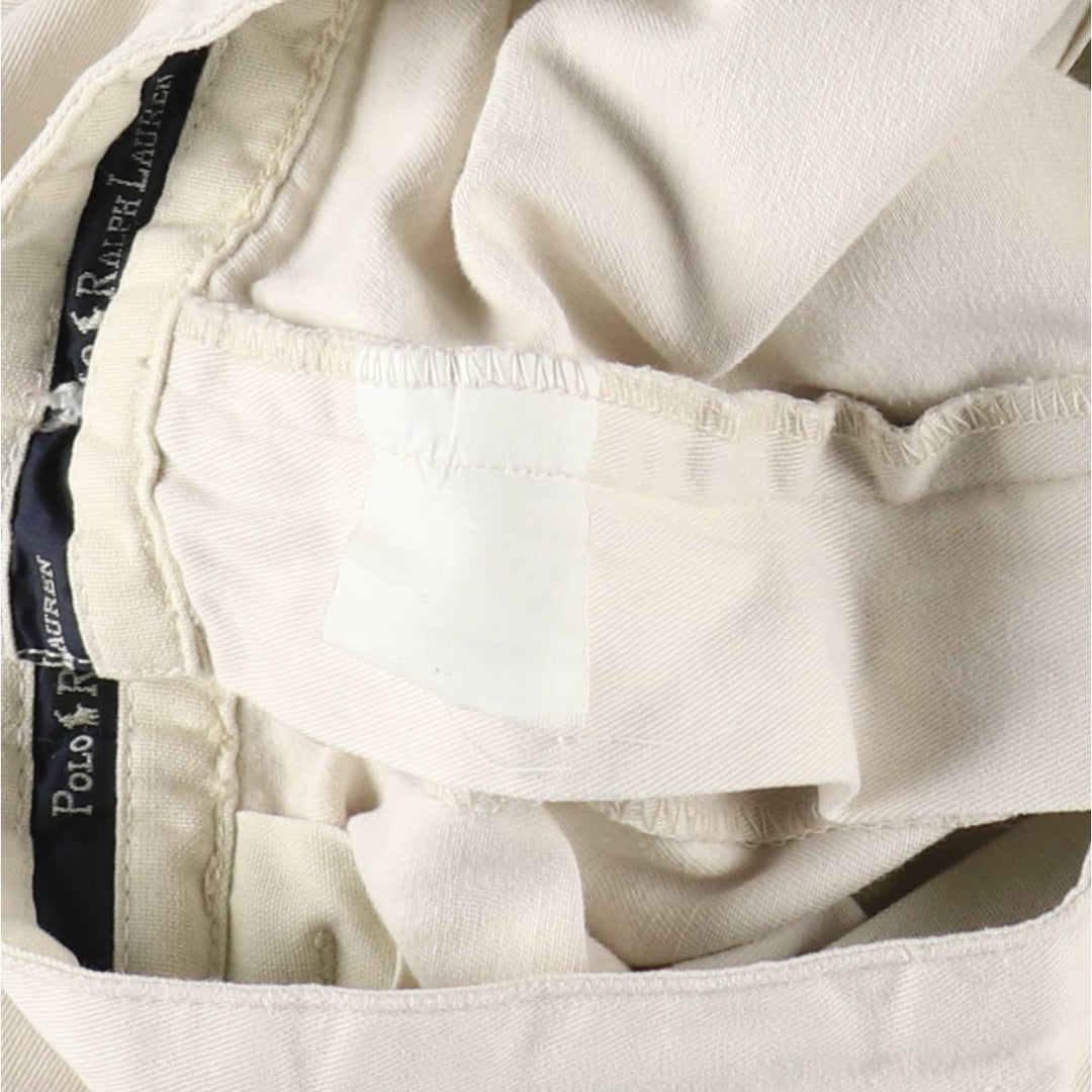 Ralph Lauren Polo Ralph Lauren ANDREW PANT Two-pleat Chino Pants Men's W31 (approx.) cotton Beige type Vintage Second Hand