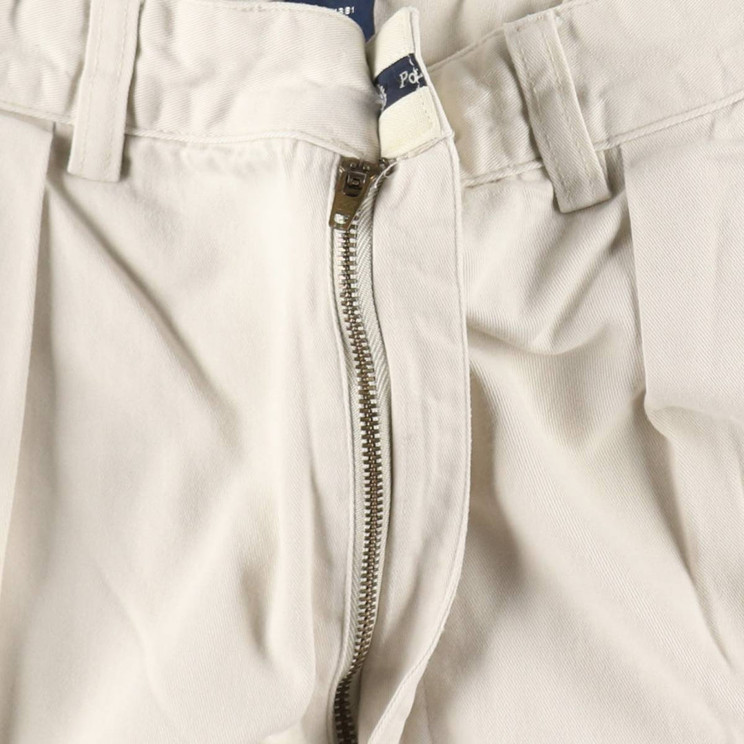 Ralph Lauren Polo Ralph Lauren ANDREW PANT Two-pleat Chino Pants Men's W31 (approx.) cotton Beige type Vintage Second Hand