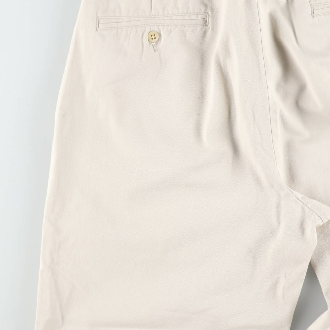 Ralph Lauren Polo Ralph Lauren ANDREW PANT Two-pleat Chino Pants Men's W31 (approx.) cotton Beige type Vintage Second Hand